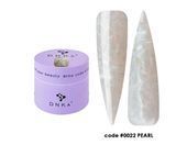 Гель будівельний перлинний світло-бежевий Builder Gel DNKa #0022 Pearl, 15 мл