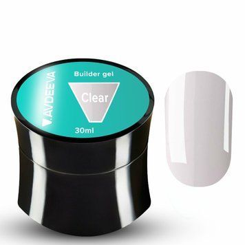 Гель для нігтів моделюючий прозорий Victoria Avdeeva Builder gel, 30 мл