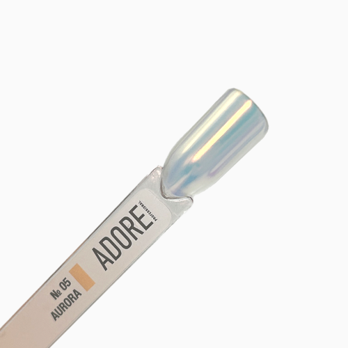 Втирка-хамелеон персиково-золота  Adore Aurora powder №5, 0.5 г