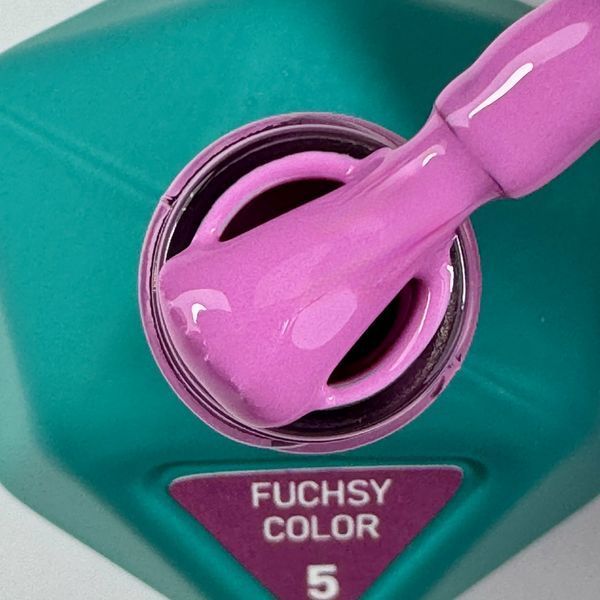Гель-лак для нігтів насичений яскравий фуксійовий Victoria Avdeeva Fuchsy Color №5, 12 мл