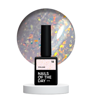 База з поталлю NAILSOFTHEDAY Base Potal №18, 10 мл