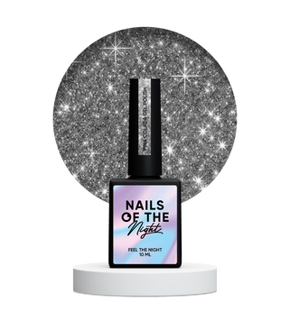 Гель-лак світловідбивний сірий NAILSOFTHENIGHT Pina Colada, 10 мл
