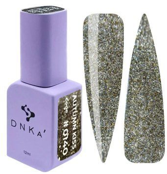 Гель-лак світловідбивний бежевий DNKa Gel Polish, 12 ml Autumn Kiss #0140