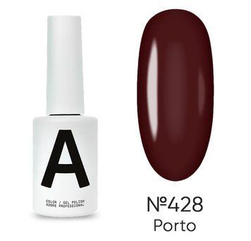 Гель-лак бордовий Adore №428 - porto, 12 мл