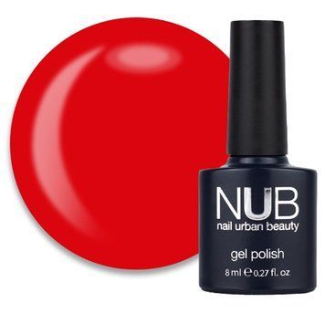 Гель-лак червоний NUB Rouge №140, 8 мл