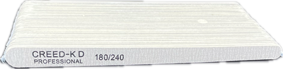 Набір пилок для нігтів 180/240 "крапля" Creed-KD, 50 шт
