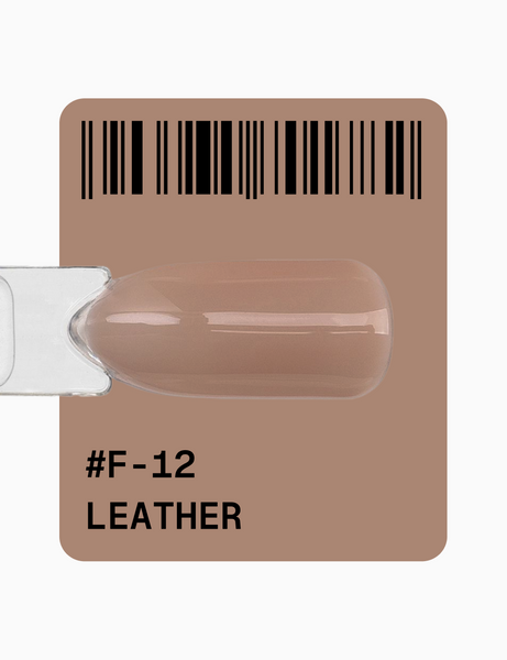 Гель-лак для френчу тепла замша Adore № F-12 leather 12 мл