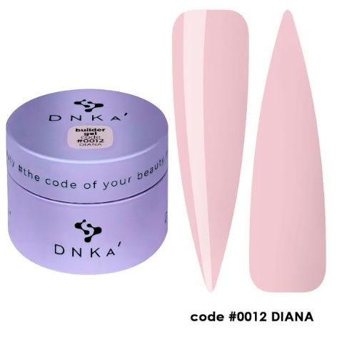 Гель будівельний блідорожевий DNKa Builder Gel #0012 Diana, 30 мл