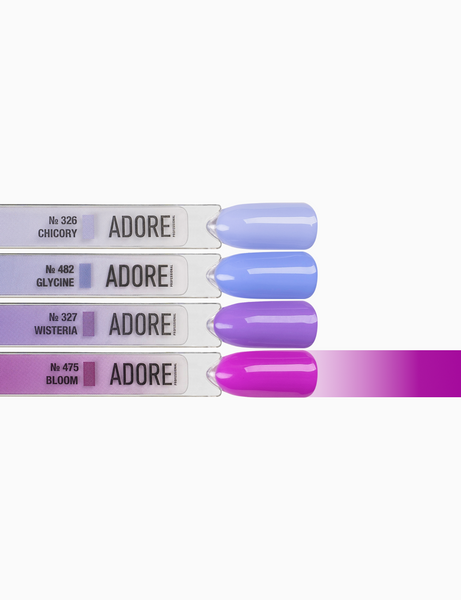 Гель-лак фіолетовий Adore №475 - bloom, 12 мл