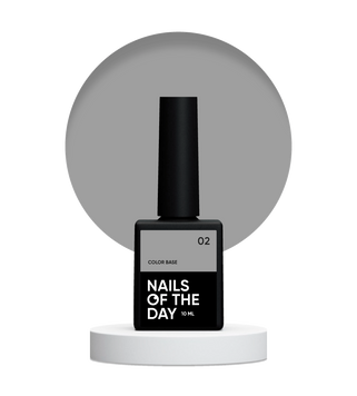 База кольорова світло-сіра Nailsoftheday сolor base 02, 10 мл