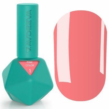 Гель-лак ніжний рожевий Avdeeva PINK COLOR №1, 12мл