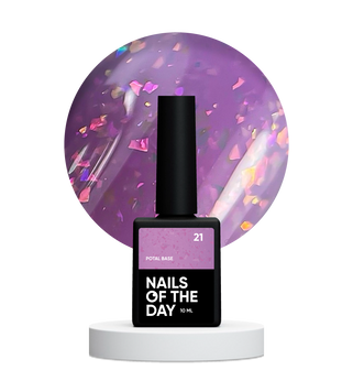 База з поталлю NAILSOFTHEDAY Base Potal №21, 10 мл