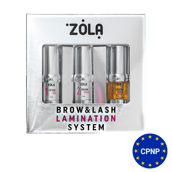 Набір для ламінування, ZOLA Silver Brow&Lash Lamination System