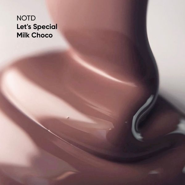 Гель-лак теплий шоколадний NAILSOFTHEDAY Let’s special Milk Choco, 10 мл