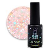 Гель-лак з голографічними блискітками Adore № G-01 7,5 мл