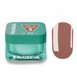 Гель моделюючий насичений тепло-коричневий Avdeeva coffee rose builder gel #05, 15 мл