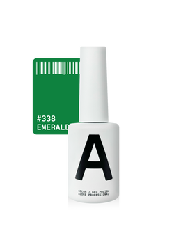 Гель-лак зелений Adore №338 emerald, 12 мл