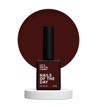 Гель-лак спіло-вишневий NAILSOFTHEDAY Let&rsquo;s special Cherry, 10 мл