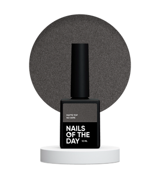 Топ матовий без липкого шару з уф&ndash;фільтрами NAILSOFTHEDAY Matte top no wipe, 10 мл