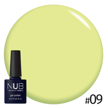 Гель-лак NUB №9 Limoncello 8 мл