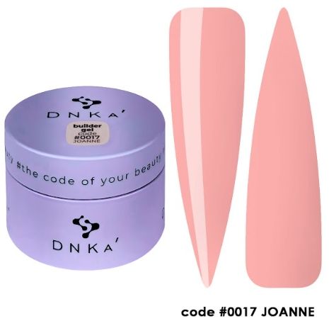 Гель будівельний теплий бежевий DNKa Builder Gel #0017 Joanna, 30 мл