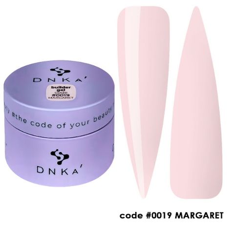 Гель будівельний пастельно-рожевий DNKa Builder Gel #0019 Margaret, 30 мл