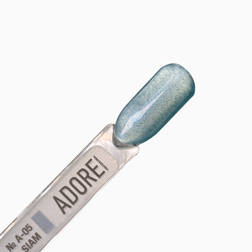Гель-лак блакитний скляне котяче око хамелеон Adore Aura A-05, 8 мл