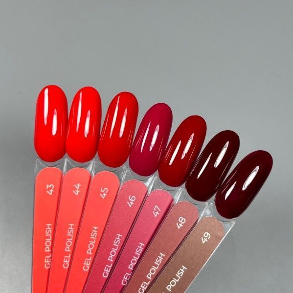 Гель-лак сливовий Touch Gel Polish 49, 9мл