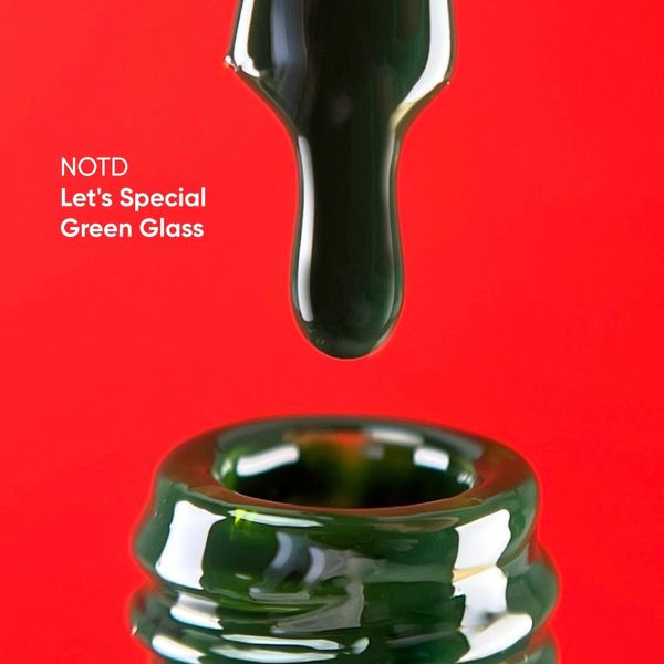 Гель-лак смарагдовий NAILSOFTHEDAY Let’s special Green glass, 10 мл