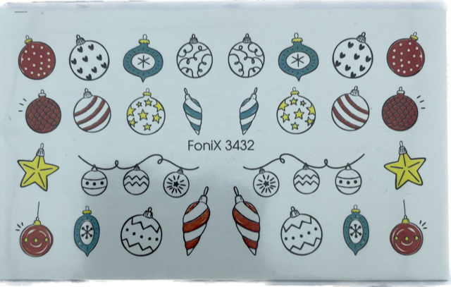 Слайдер Fonix 3432 новорічні кулі
