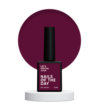 Гель-лак марсаловий NAILSOFTHEDAY Let&rsquo;s special Jolie, 10 мл