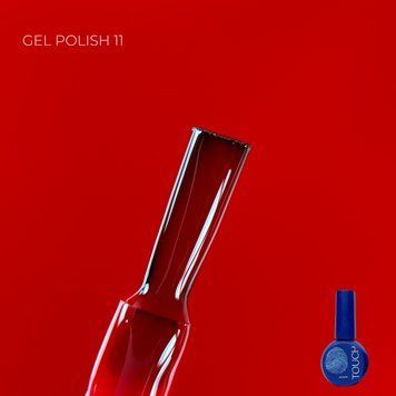 Гель-лак класичний червоний Touch Gel Polish 11, 9мл