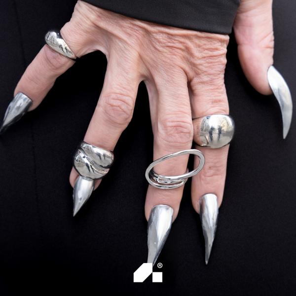Верхні форми для нарощування коротких кігтів Dual Nail Forms (Type 8) Adore cat&rsquo;s mini claw, 140 шт