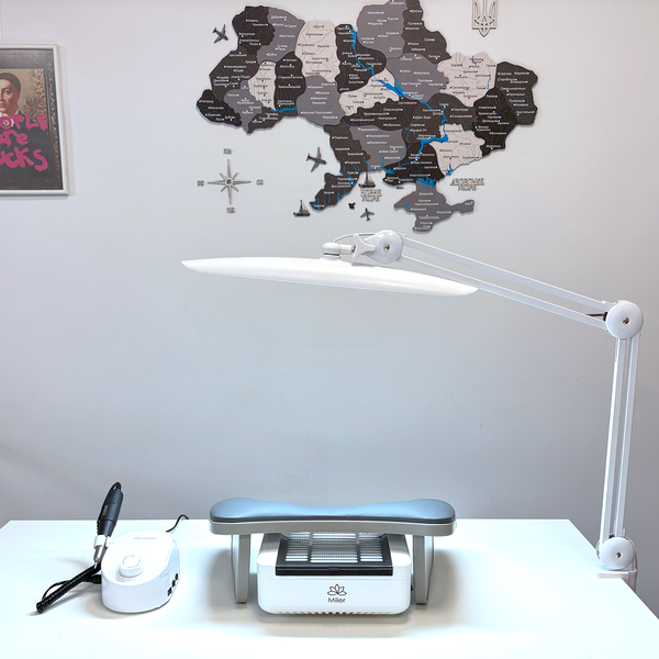 Лампа настільна MegaLED Desk Lamp 6036, 15 Вт, з регулюванням яскравості