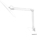 Лампа настільна MegaLED Desk Lamp 6036, 15 Вт, з регулюванням яскравості