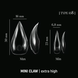 Верхні форми для нарощування коротких кігтів Dual Nail Forms (Type 8) Adore cat&rsquo;s mini claw, 140 шт