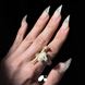 Верхні форми для нарощування коротких кігтів Dual Nail Forms (Type 8) Adore cat&rsquo;s mini claw, 140 шт