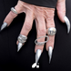 Верхні форми для нарощування коротких кігтів Dual Nail Forms (Type 8) Adore cat&rsquo;s mini claw, 140 шт
