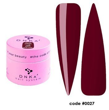 Акригель вишнево-бордовий рідкий Liquid Acrygel DNKa, 15 ml #0027 Drunk Cherry