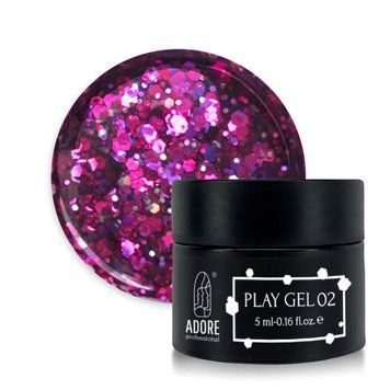 Гель з гліттером Adore Play Gel №2 5 мл