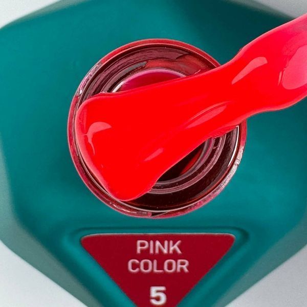 Гель-лак насичений рожево-малиновий Avdeeva Pink Color №5, 12мл