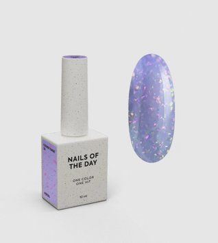 База камуфлююча бузкова з голографічною поталлю Nailsoftheday Cover base 36 potal, 10 мл