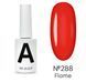 Гель-лак червоний Adore №288 flame, 12 мл