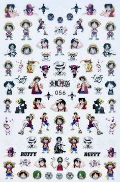 Слайдер для манікюру аніме One Piece Luffy RUFFY 056