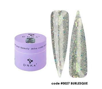Гель світловідбивний жовтий будівельний, 15 мл DNKa' Builder Gel #0027 Burlesque