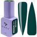 Гель-лак зелений насичений Gel Polish, 12 ml Color #0058