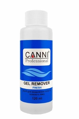 Засіб для зняття гель-лаку Gel Remover FRESH, 120 ml CANNI