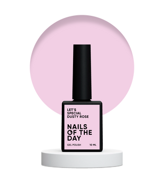 Гель-лак пильно-рожевий NAILSOFTHEDAY Let's special dusty rose 10 мл