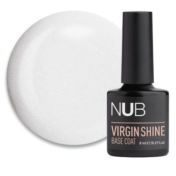 База молочна з шимером NUB Virgin Shine Base Coat #1 milk 8 мл