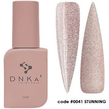 База камуфлююча з шимером DNKa Cover Base, 12 ml #0041 Stunning